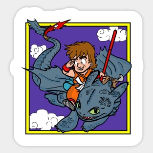 Toothless Dragon Ball Sticker